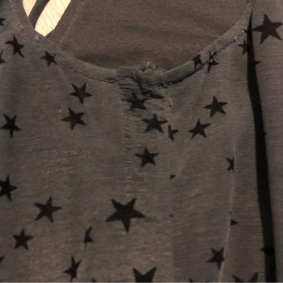 Urban Outfitters Piplette by Alice Ritter Dark Grey Star Print Dress - Picture 11 of 11